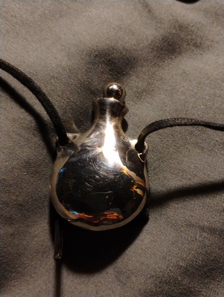 Bohemian Silver Potion Necklace