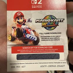Mario Kart World Switch 2 Digital Download Code 
