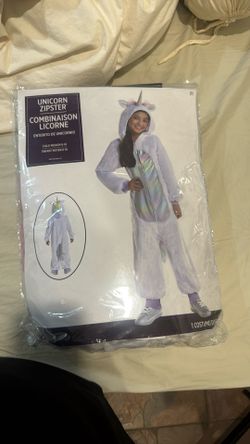 Unicorn Zipster, Child Halloween Costumel Or For Lounging 8 - 10