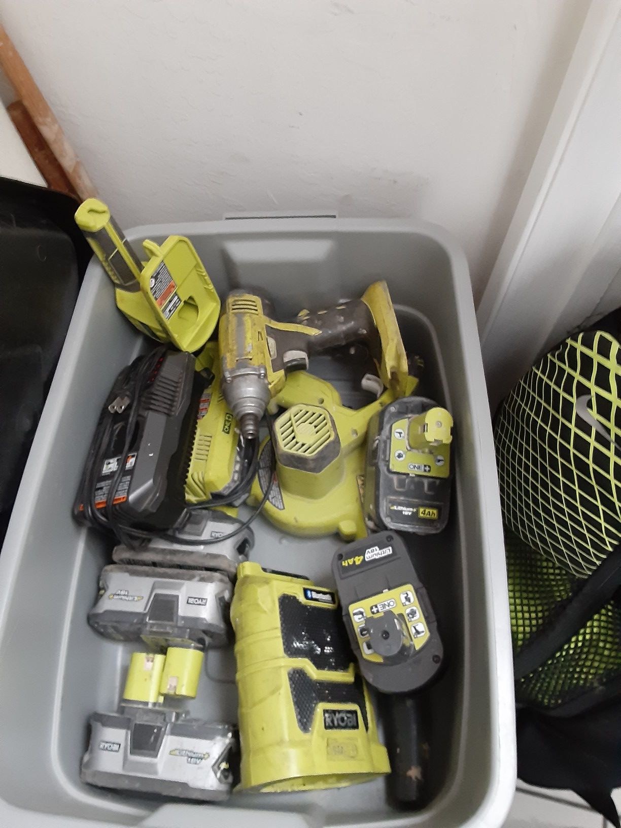 Ryobi 18v power tools