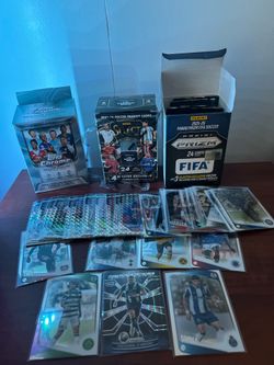 Topps Chrome, Panini Prizm, Panini road to the World Cup Soccer Cards