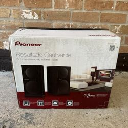 Pioneer SP-BS21-LR Bookshelf Speakers HiFi Stereo Andrew Jones Home Audio Black