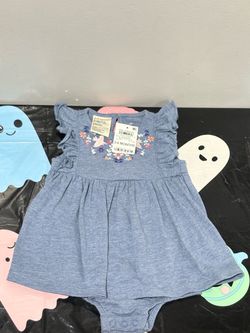NEW Baby Girl Floral Sunsuit Dress 3-6Months