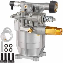 MUTURQ 3/4" Shaft Horizontal Pressure Washer Pump, 2(contact info removed) PSI, 2.5 GPM, OEM Replacement Pump For