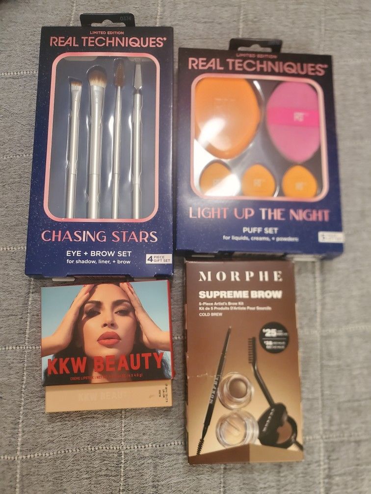 New Mackeup ,Kkw,real Techiques,morphe