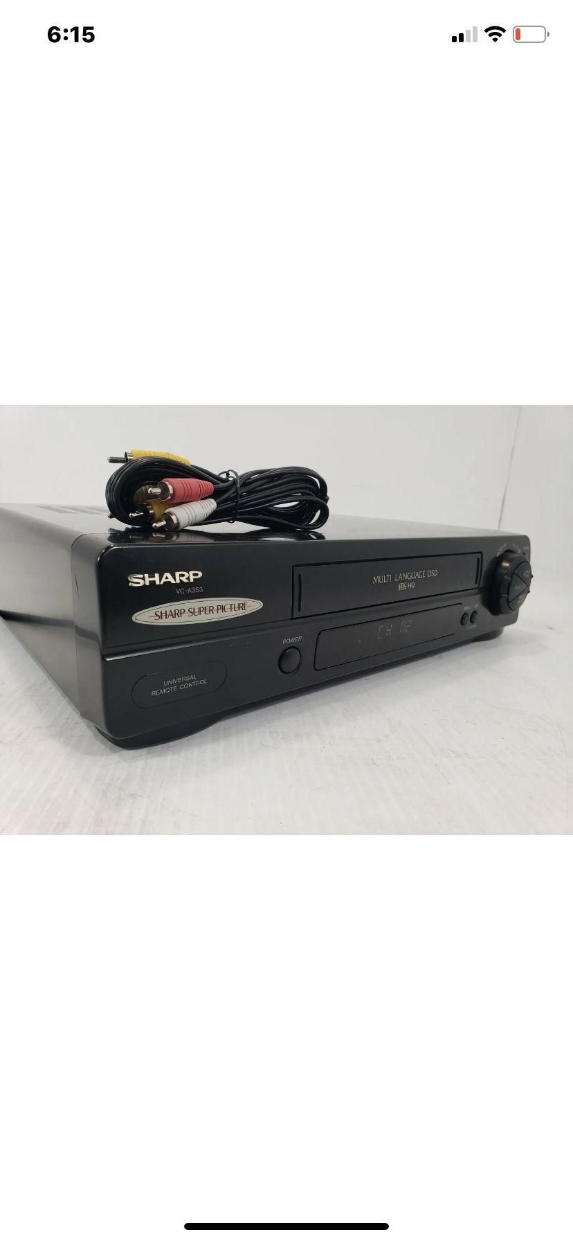 Sharp VC-A353 VCR Video Cassette Recorder VHS Player ■■TESTED■■