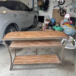 Ashley Funiture Wooden Sofa Table 