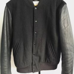 Sandro Paris Wool Leather Jacket men’s L - Excellent Conditions