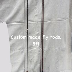 2 Custom Made Fly Fishing Rods. 