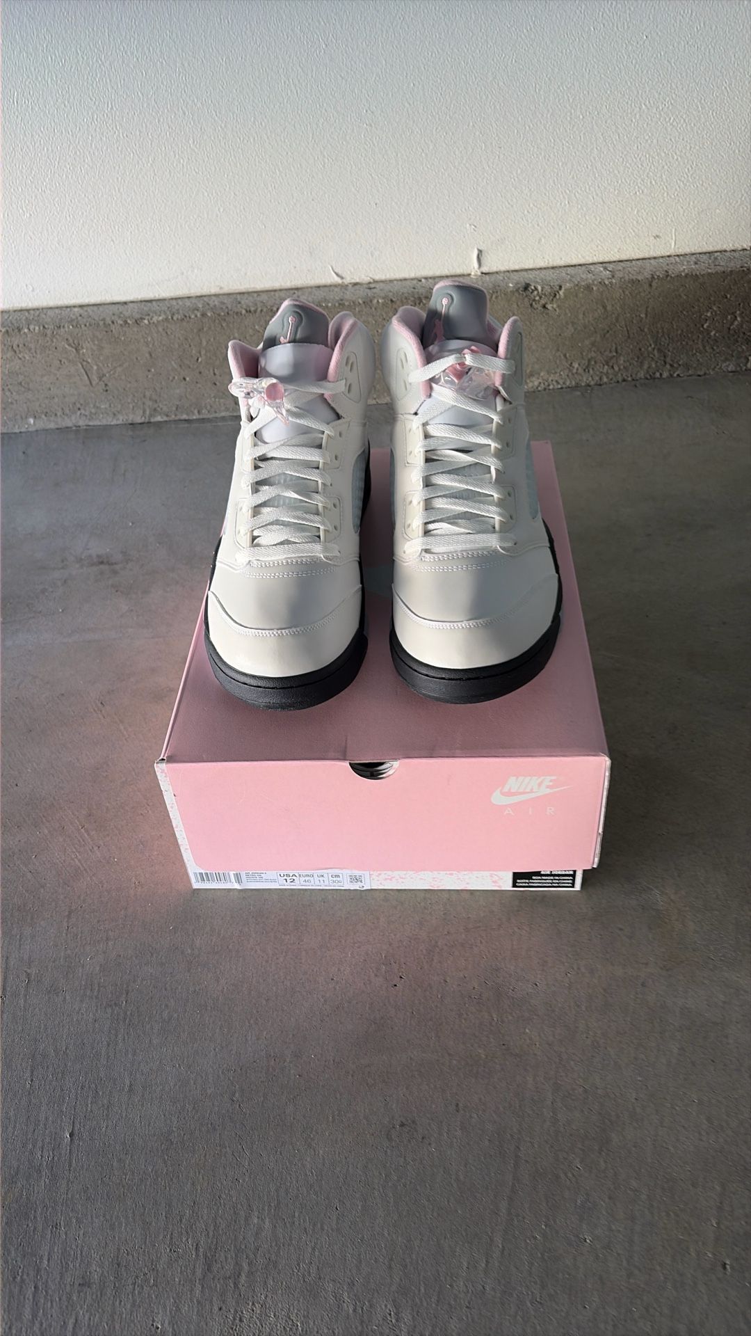 AIR JORDAN 5 RETRO OG PINK MEN SIZE 12