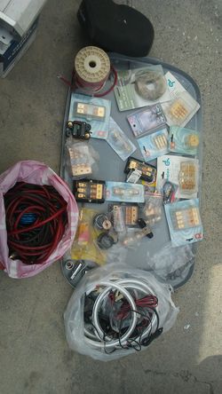 Stuff to connect amps on your car/ partes para conectar amplificadores en tu auto