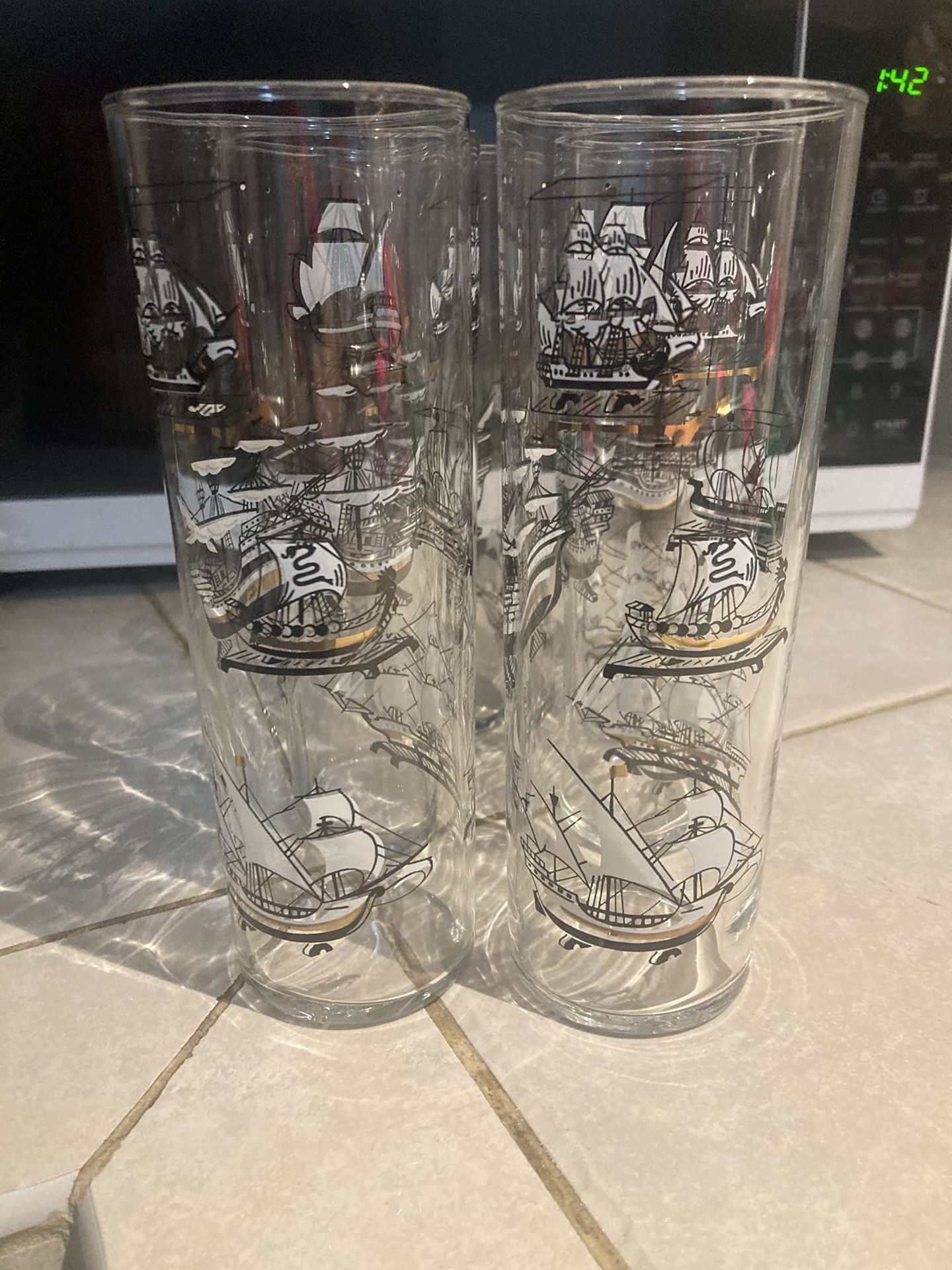 Tall Drinking glasses