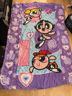 Y2K Vintage Powerpuff Girls Twin Comforter