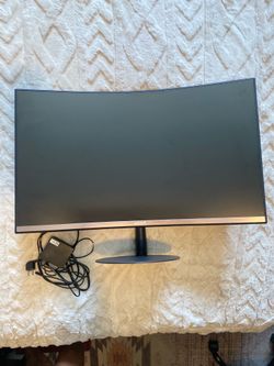 Samsung T550 Series 27-Inch FHD 1080p Computer Monitor, 75Hz, Curved, Built-in Speakers, HDMI, Display Port, FreeSync (LC27T550FDNXZA)