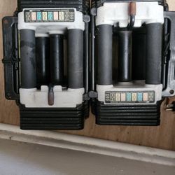 Powerblock Dumbells 90lbs And Stand