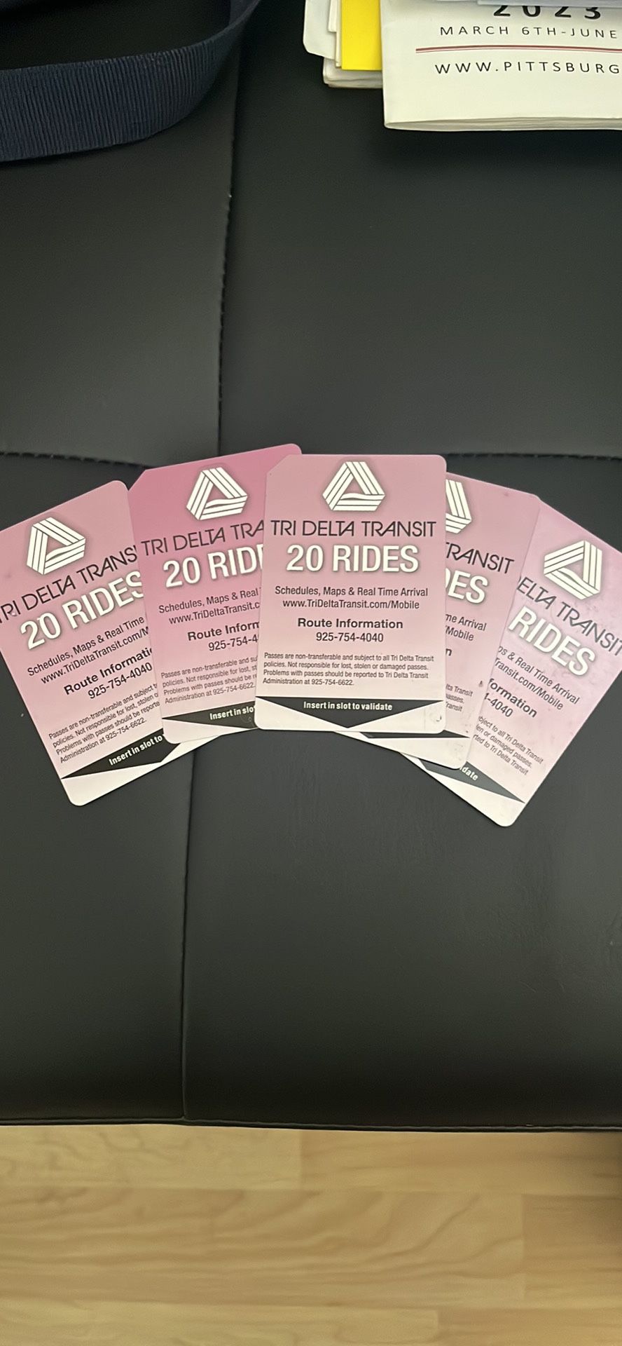 Tri Delta Bus Tickets 100 Rides
