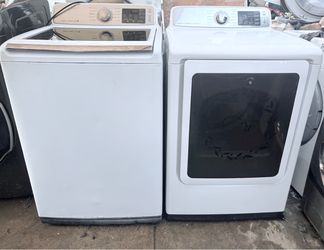 LG. WASHER AND GAS DRYER