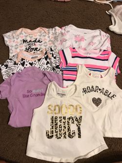 Baby girl shirts 12-18month a