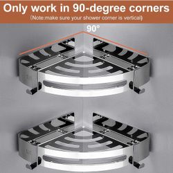 Bathroom Corner Shampoo Holder 