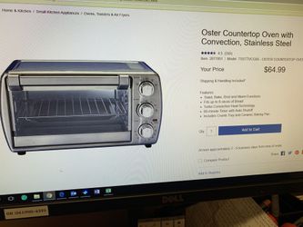 Like new oyster countertop oven with convection. Like!!! brand new from Costco