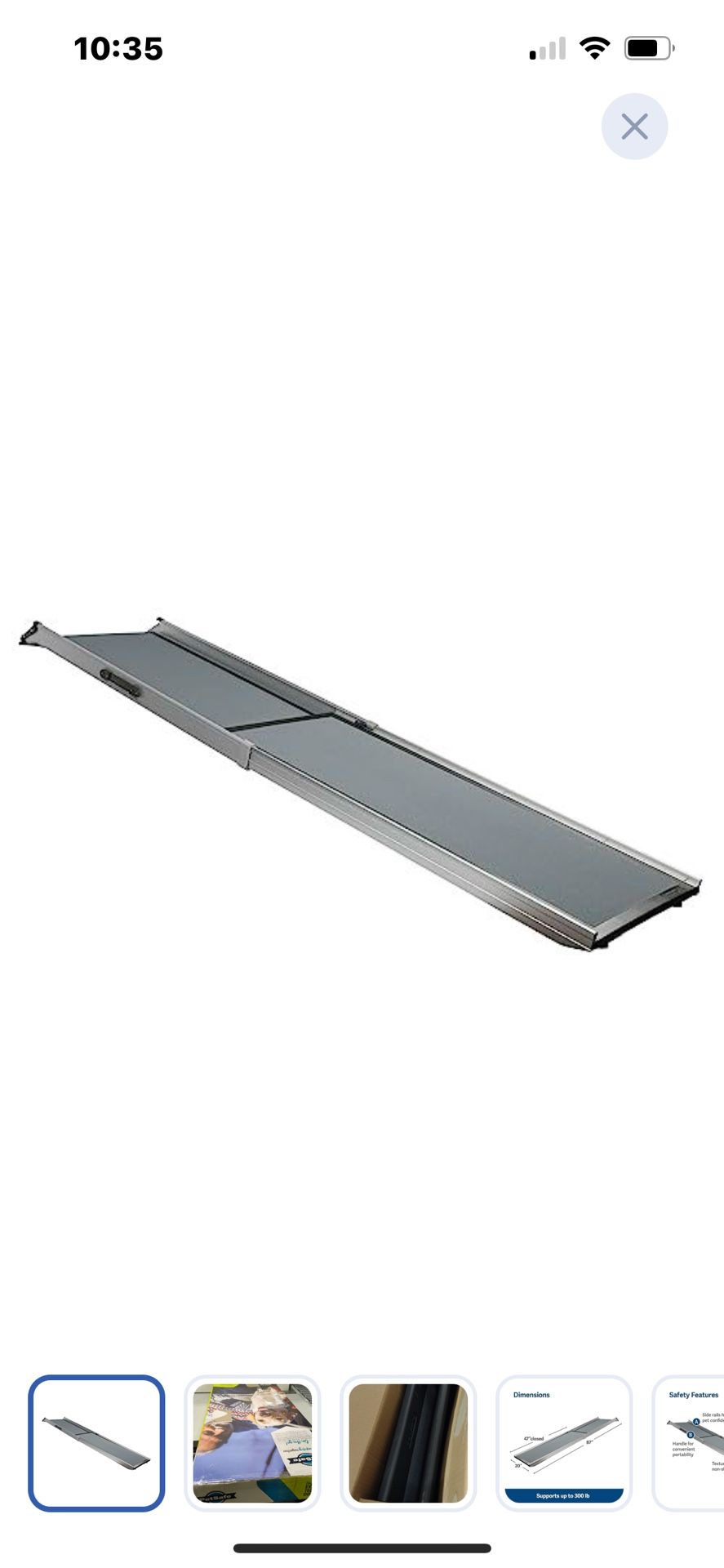“New”Extra Long Folding Pet Ramp87x20”(any Sz Dog Up To 300lbs)cars &Trucks