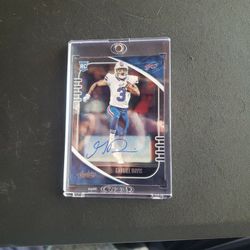 Gabriel Davis Rookie Autograph Card 