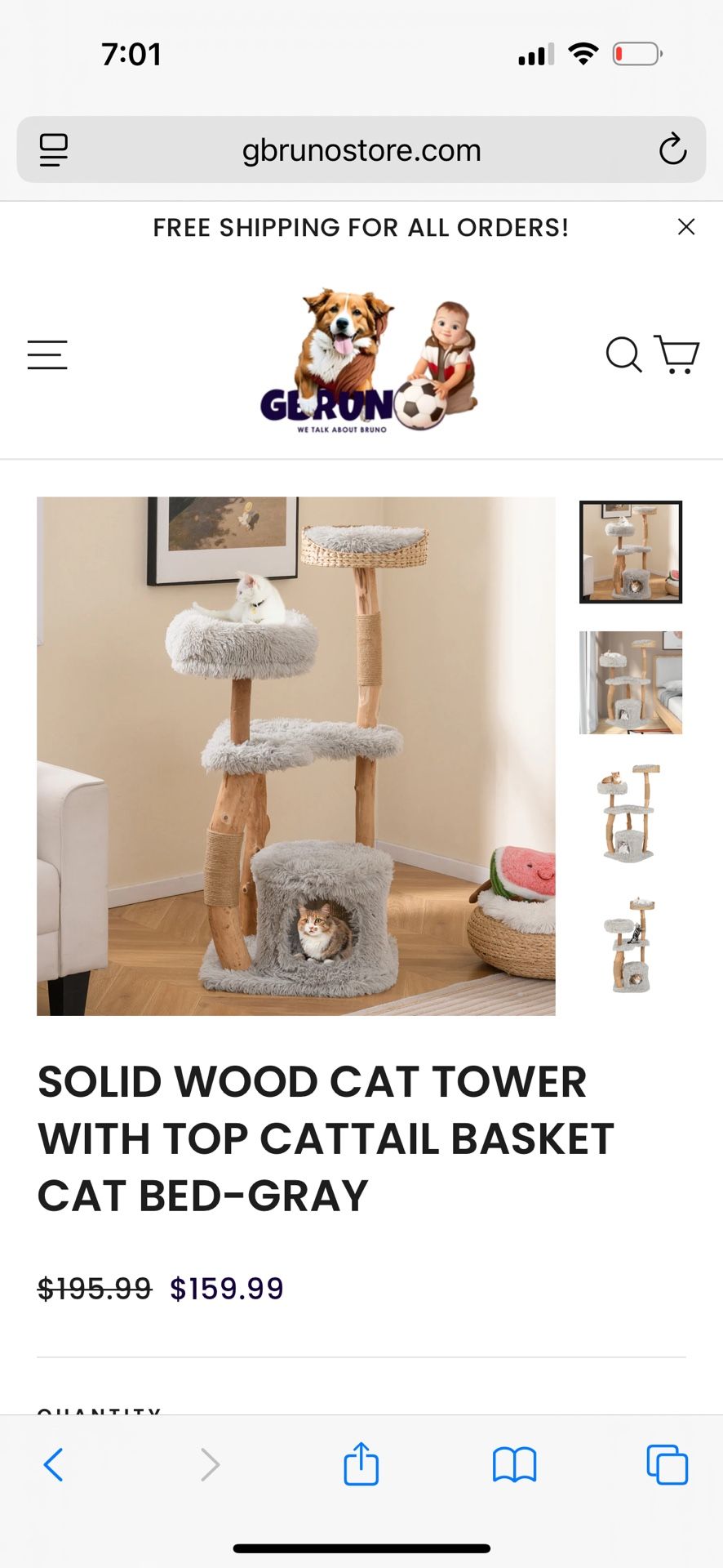 Brand New Cat Tower