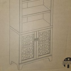 TWIN STAR  Bookcase With Cabinet 