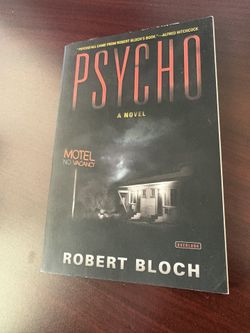 Psycho Paperback Book 