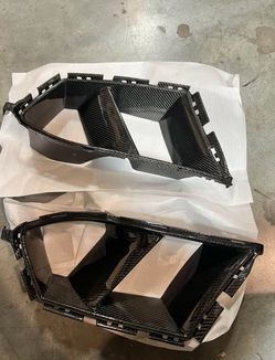 G80 M3 Front Bumper Lower Vents Carbon Fiber