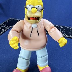 Simpsons Grampa Abe Simpson 5” Figure JAKKS Pacific Wave 5