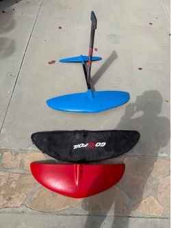 GoFoil Carbon Hydrofoil Setup - Maliko 200, Kai Wing, 29.5" Mast & Iwa (Blue) Stab