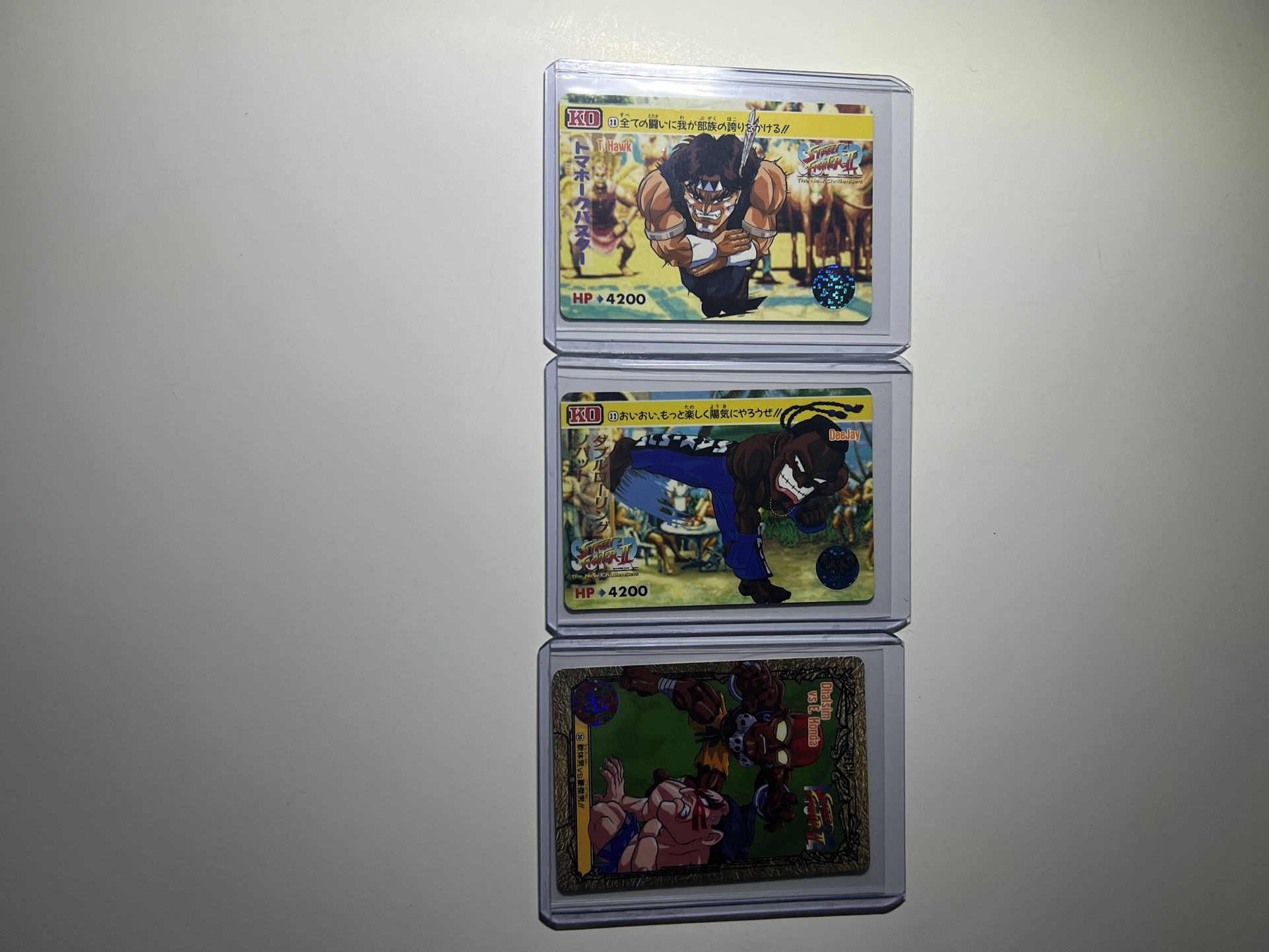 Street Fighter Vintage Japan Cards