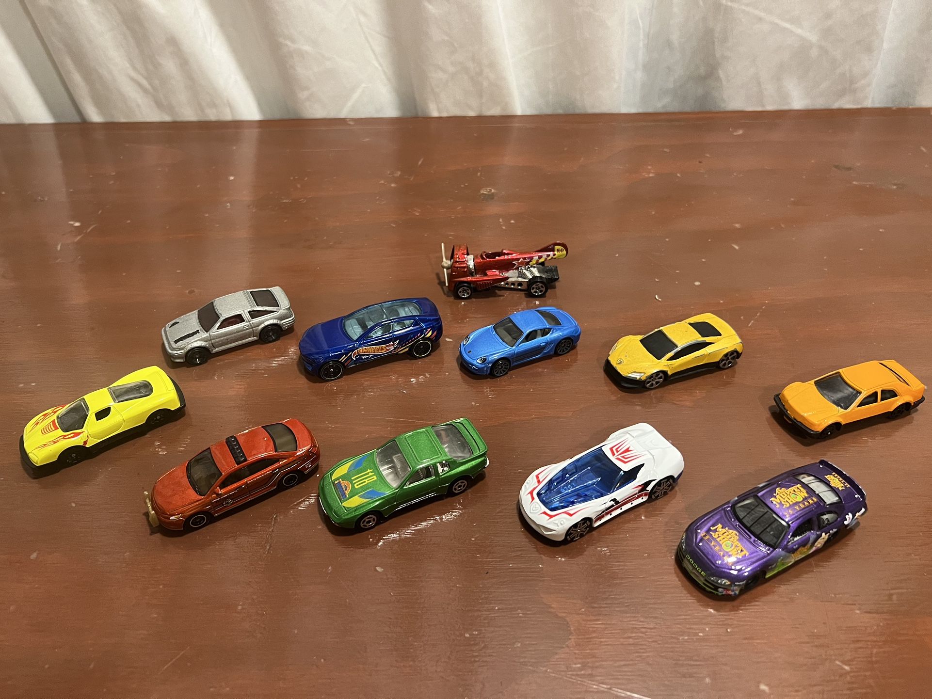 Lot of vintage hotwheels cars 11 pieces