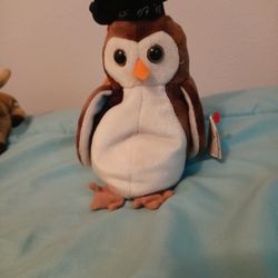 Ty Beanie Babies - Wise the Owl