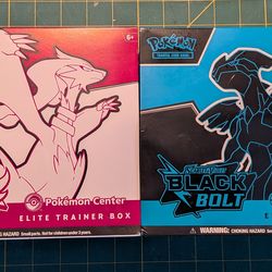 Pokemon Black Bolt & White Flare PC ETB