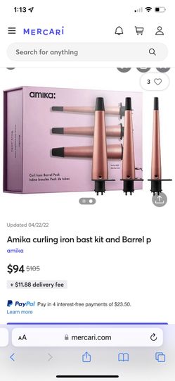 Amika curl icon base cheap kit