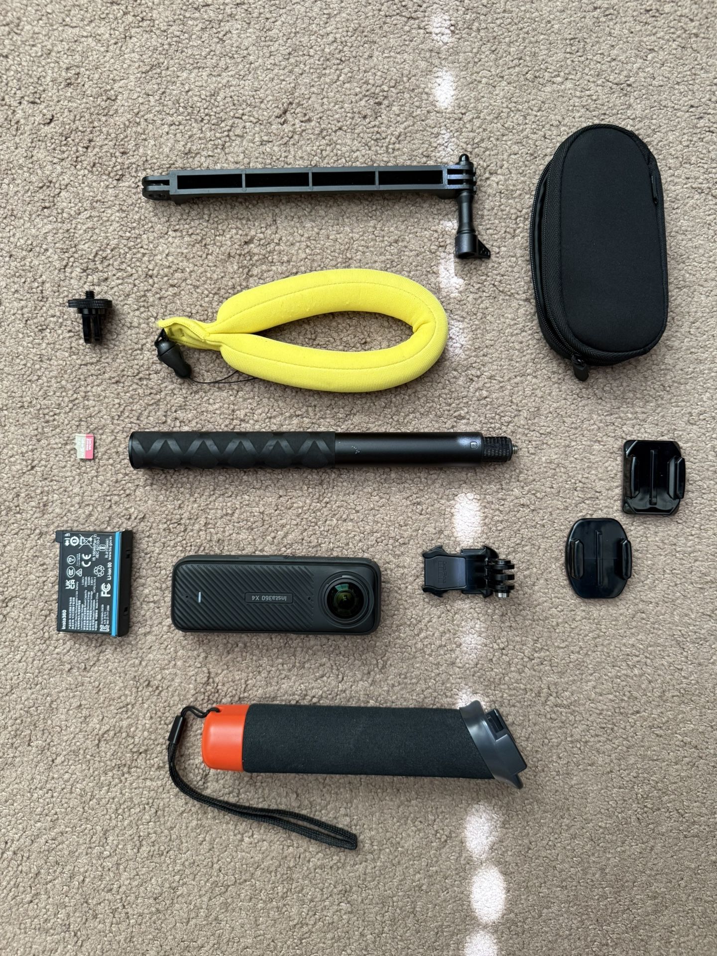 Insta 360 w/ Extras 