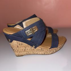 Navy Tommy Hilfiger Wedges