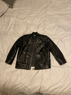 Toddler leather jacket