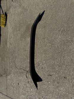 Black Car Trunk Spoiler Wing
