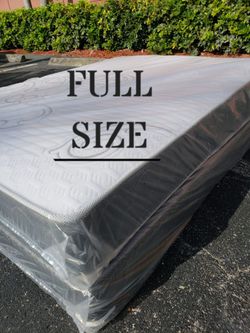 NEW FULL-SIZE MATTRESS & BOX SPRING - 2PC