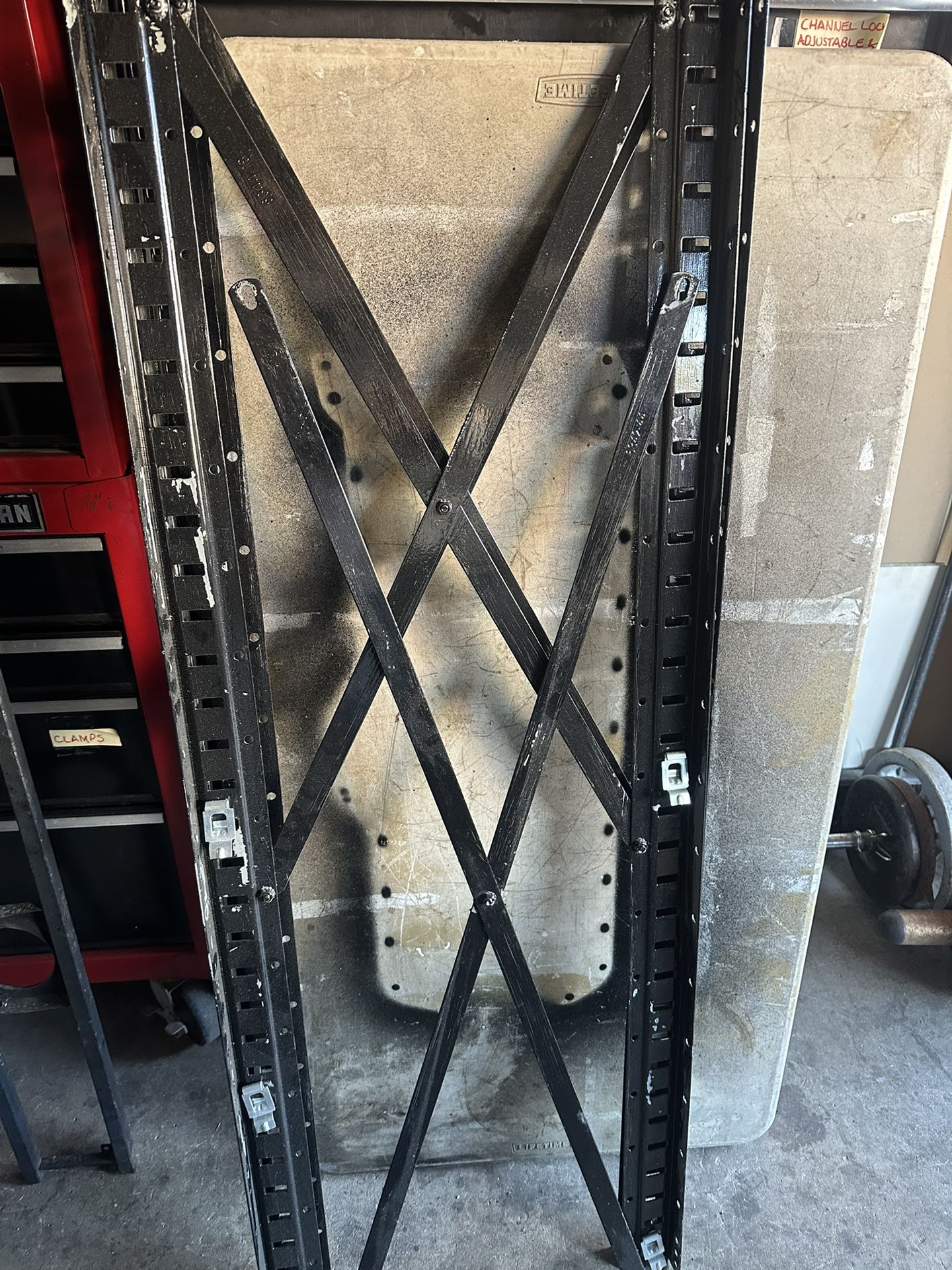 Rack of HD Metal Shelves
