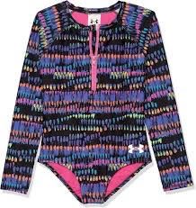 Under Armour girls' long-sleeve one-piece paddlesuit size 7