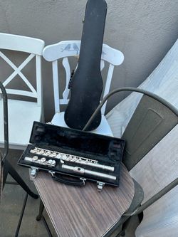 Silver Flute with Hard Case