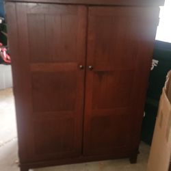 Dressor Armoire Sliding Shelves