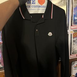 MONCLER LOGO PATCH POLO SHIRT