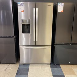 Whirlpool Stainless Steel French Door Refrigerator‼️‼️