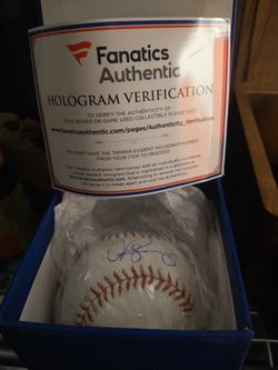 Autographed Baseball Alex Rodriguez .( A-rod ) Hologram Cert. Of Authenticity 