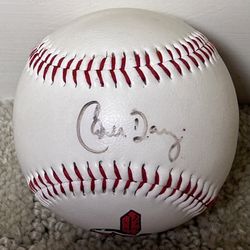 Carlos Baerga Cleveland Indians Chief Wahoo Autographed Baseball